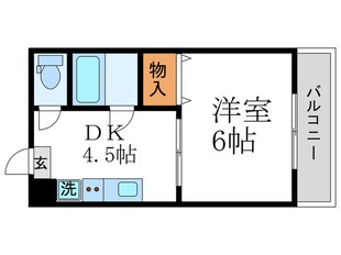 エスポワール朱雀の物件間取画像